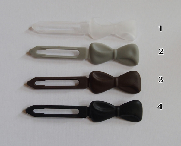 Hunde Haarspange Schleifenform 4,5cm